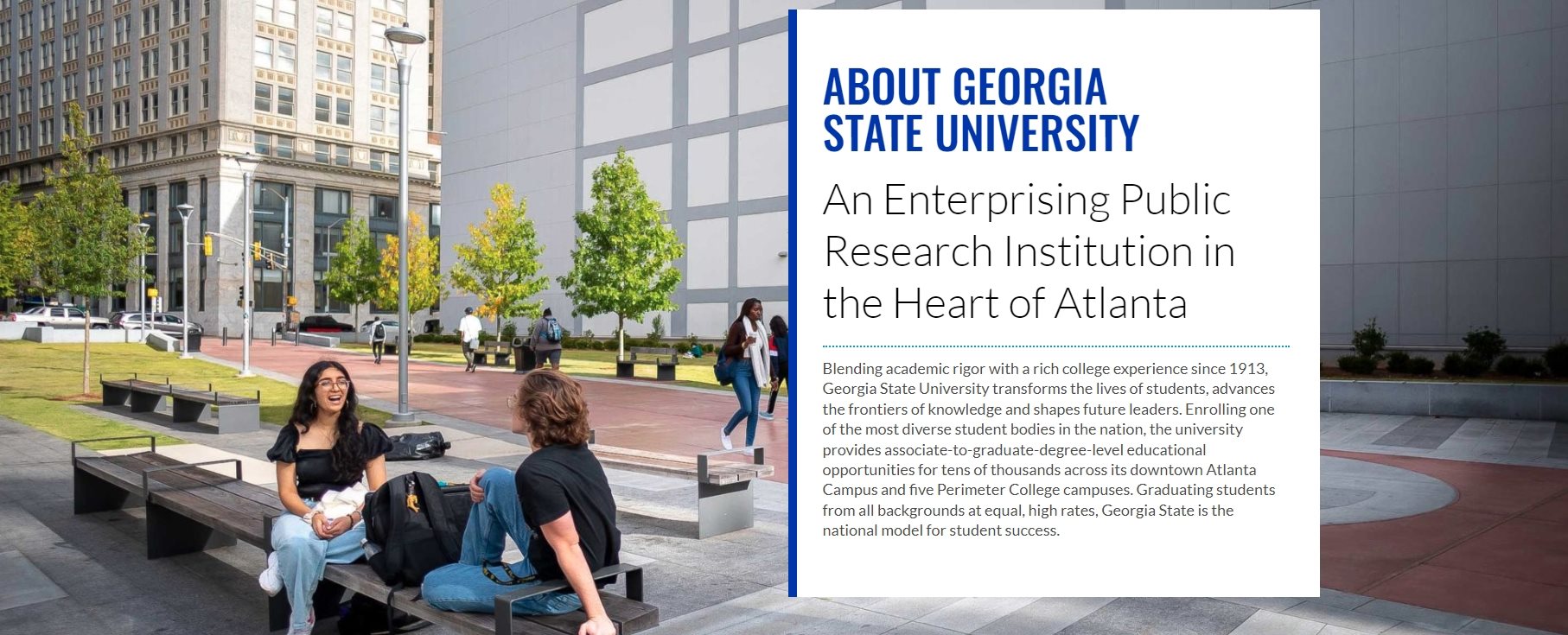 애틀란타 어학연수 Georgia State University 조지아 주립대학교